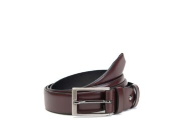 BELT burgundy